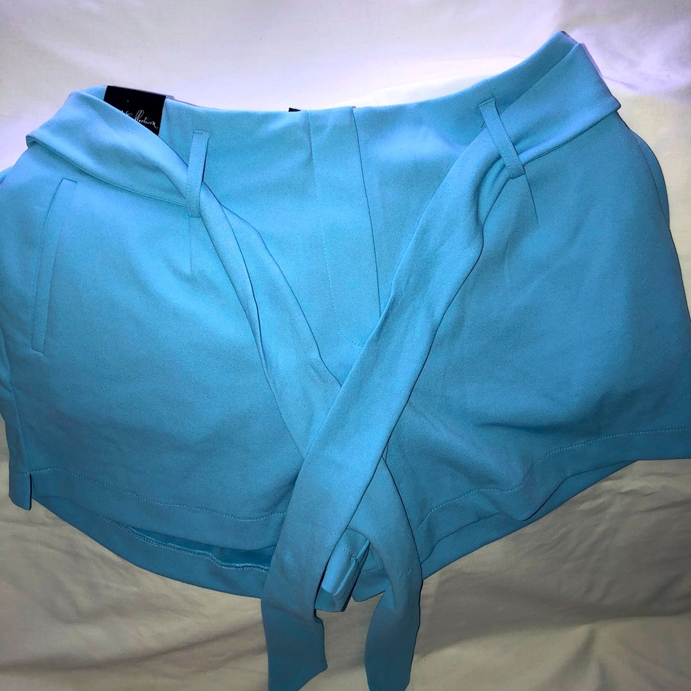Baby blue agaci shorts size L